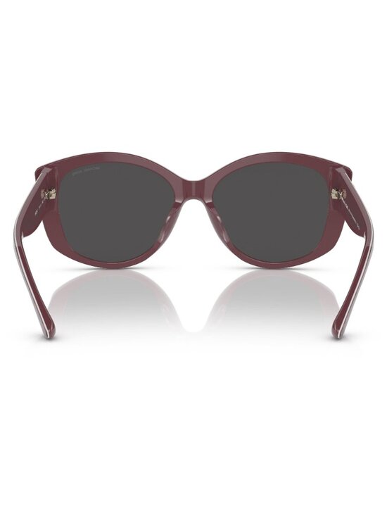 Women\'s Michael Kors Charleston Cateye Merlot Logo Print Sunglasses NEW main image 5